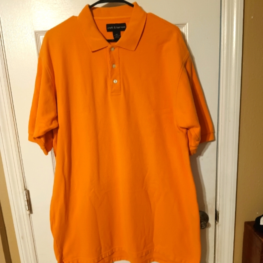 Brilliant Orange polo shirt from Croft & Barrow's